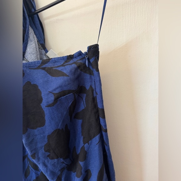 Kate Spade X Target Classic Rose Navy Blue Black Floral
Linen Blend Jumpsuit 6 - Picture 4 of 15